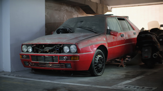 Here's a Lancia Delta Integrale Parts Car Just Sitting in a Garage in Hong Kong